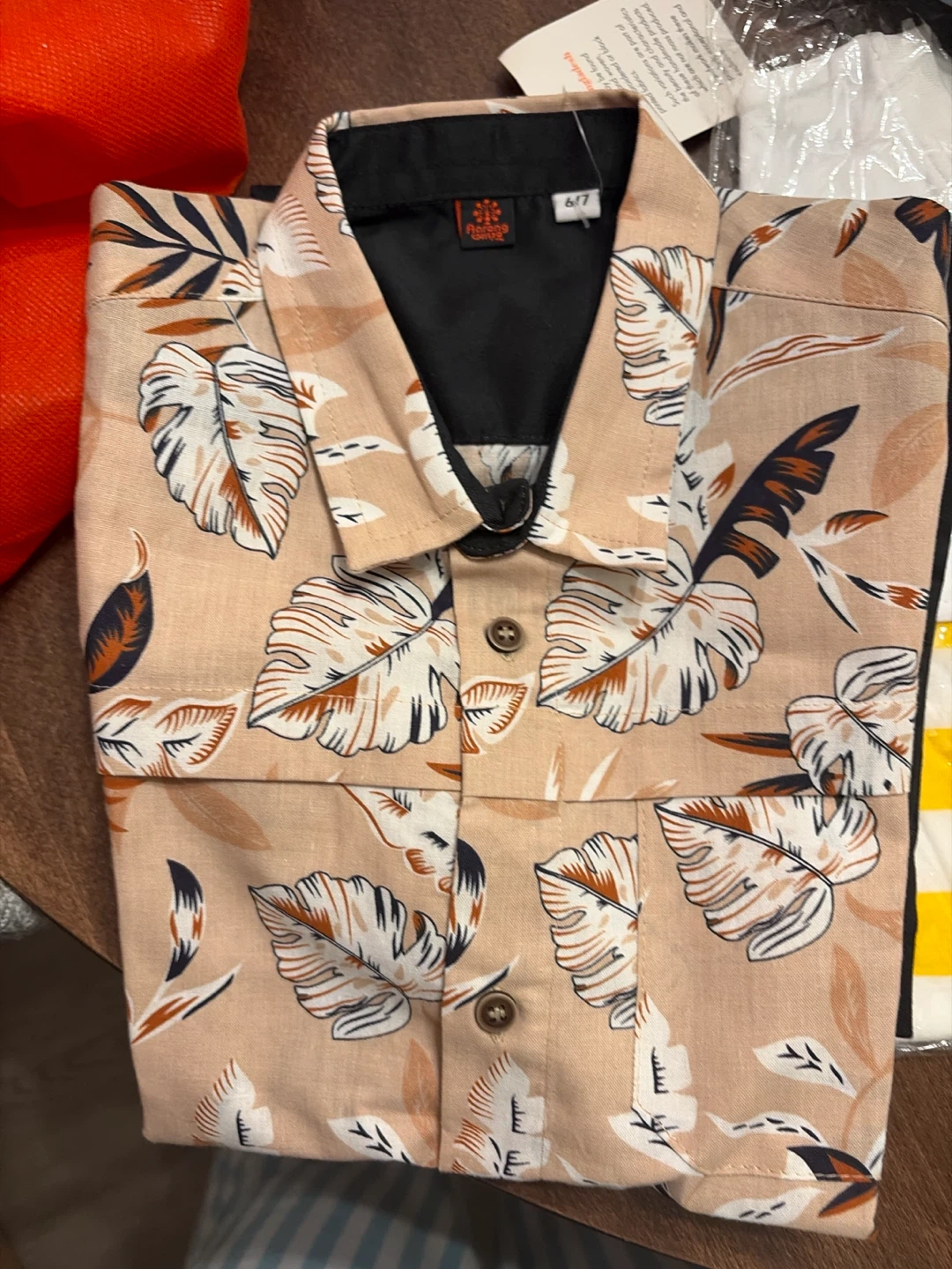 Flamingo Kids Button-Up Shirt 6/7