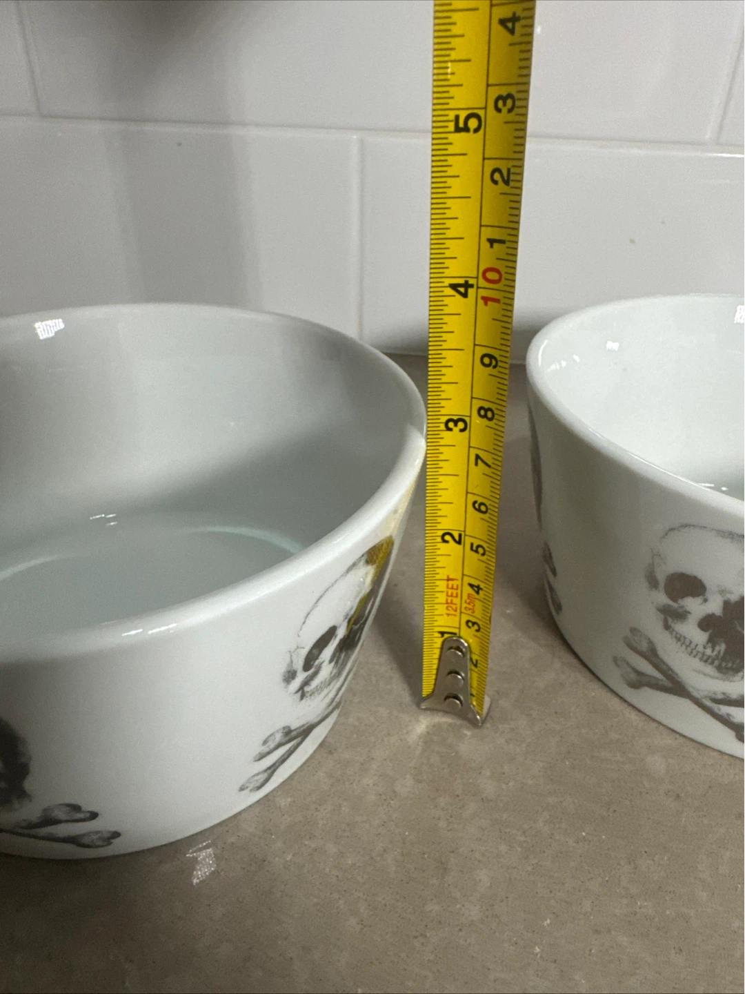 Lot two Z Gallerie Skull & Bones Bowl - photo 5