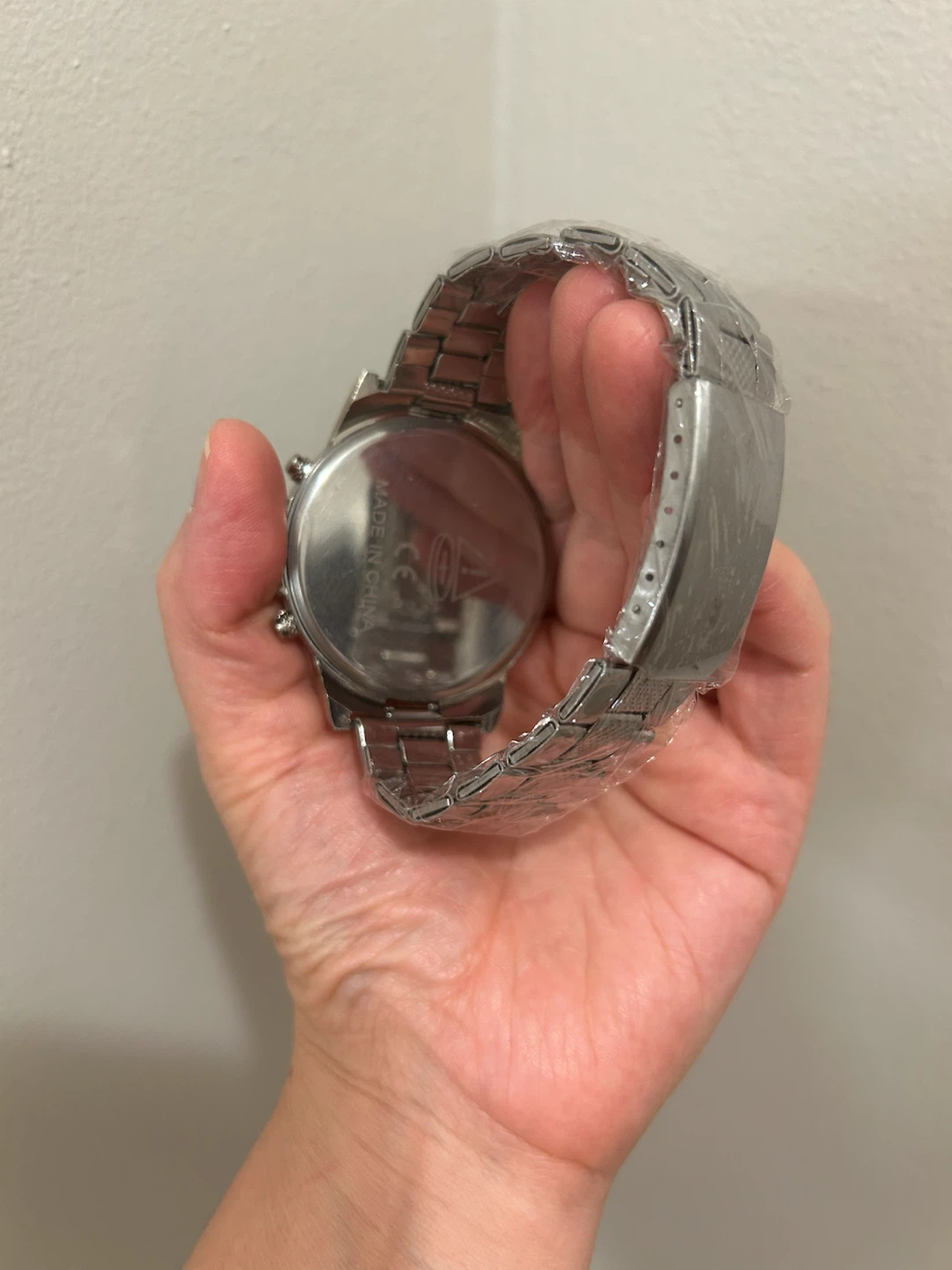 Brand New Men's Silver Watch with Blue Dial - photo 4