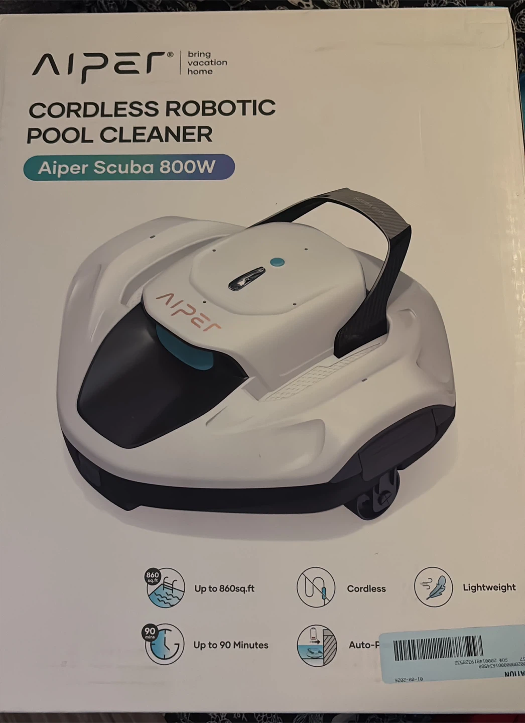 Aiper Scuba 800W Cordless Robotic Pool Cleaner