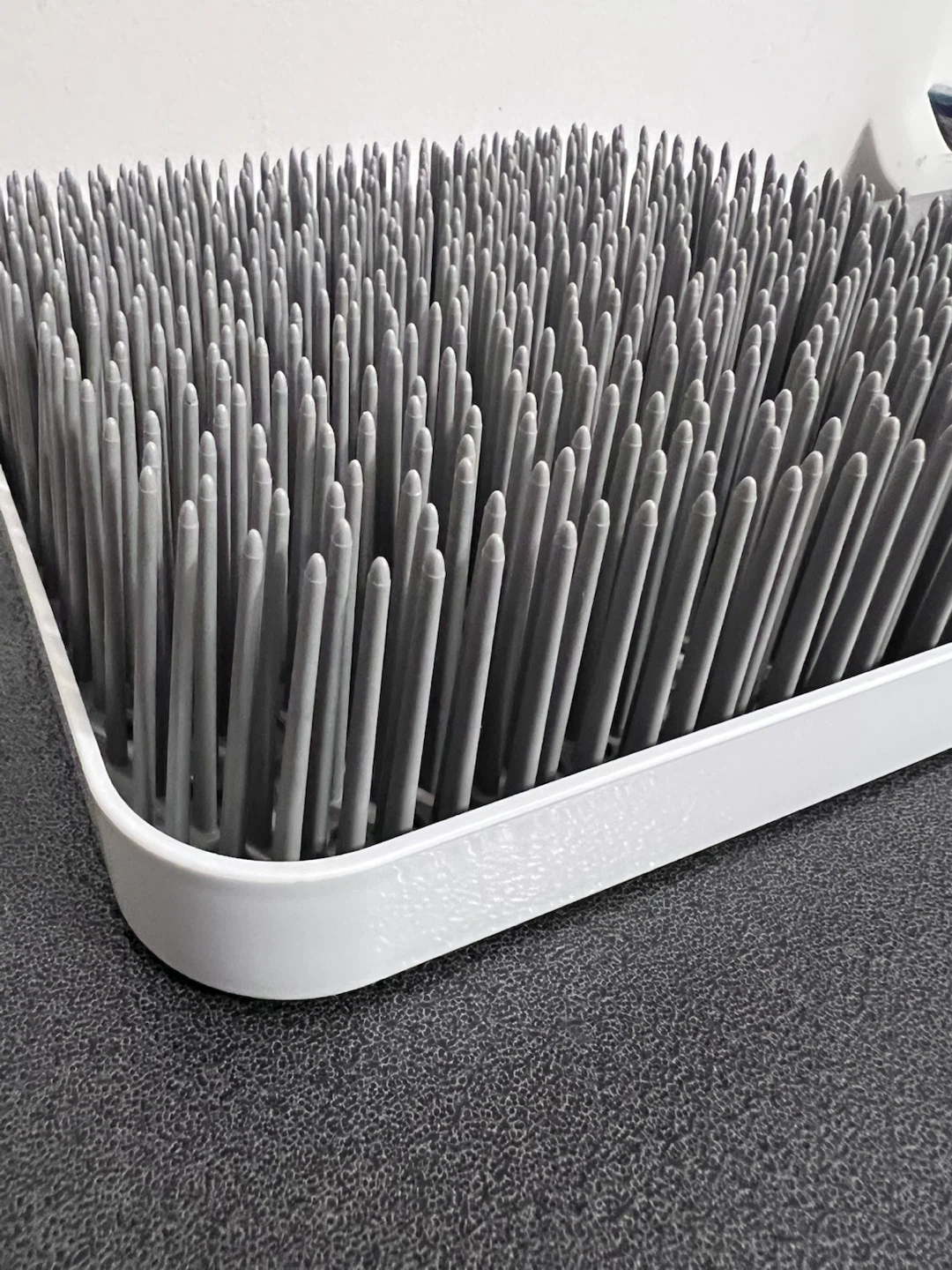 Boon Grass Countertop Drying Rack – Grey – Brand New - photo 2