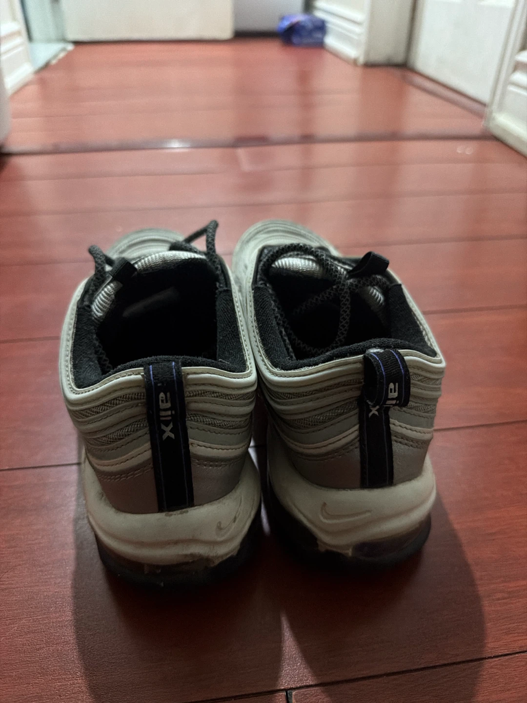 Nike Air Max 97 Grey and Purple Sneakers - photo 3