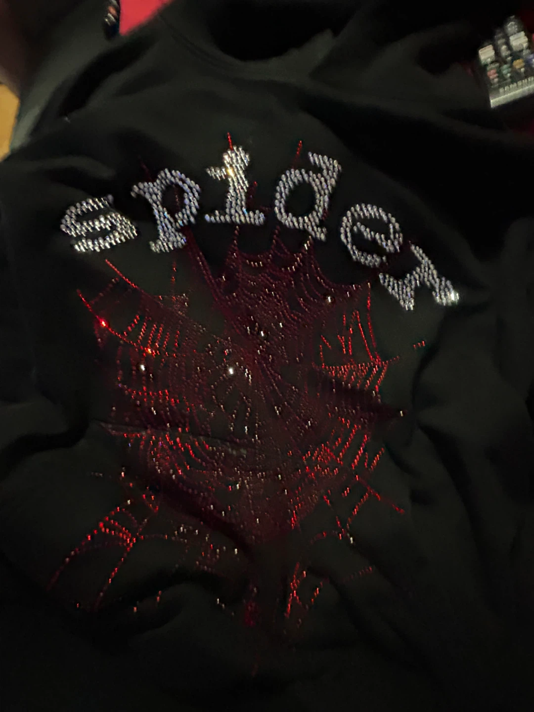 Spider Worldwide Rhinestone Hoodie - photo 4