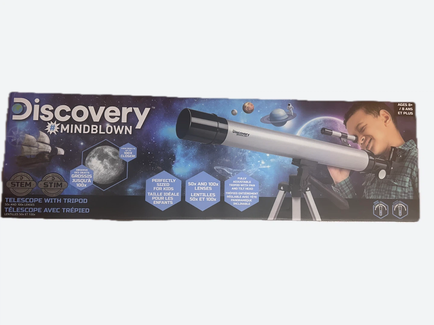 New in box Discovery Mindblown Telescope with Tripod - photo 3