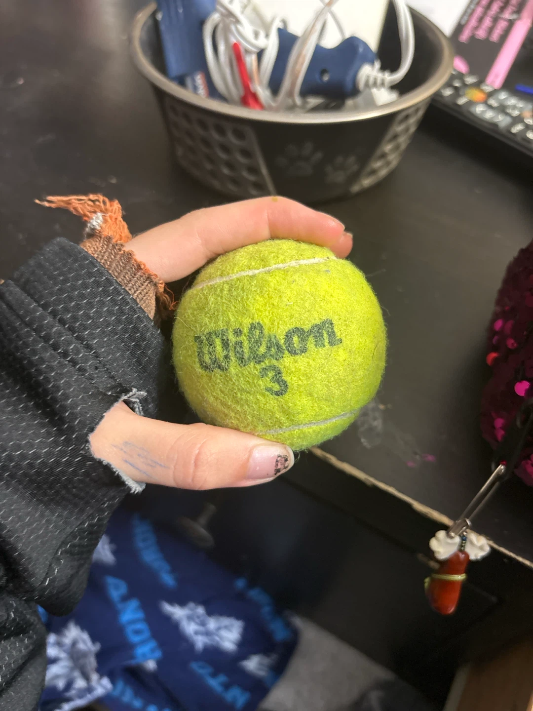 A signed tennis ball - photo 2