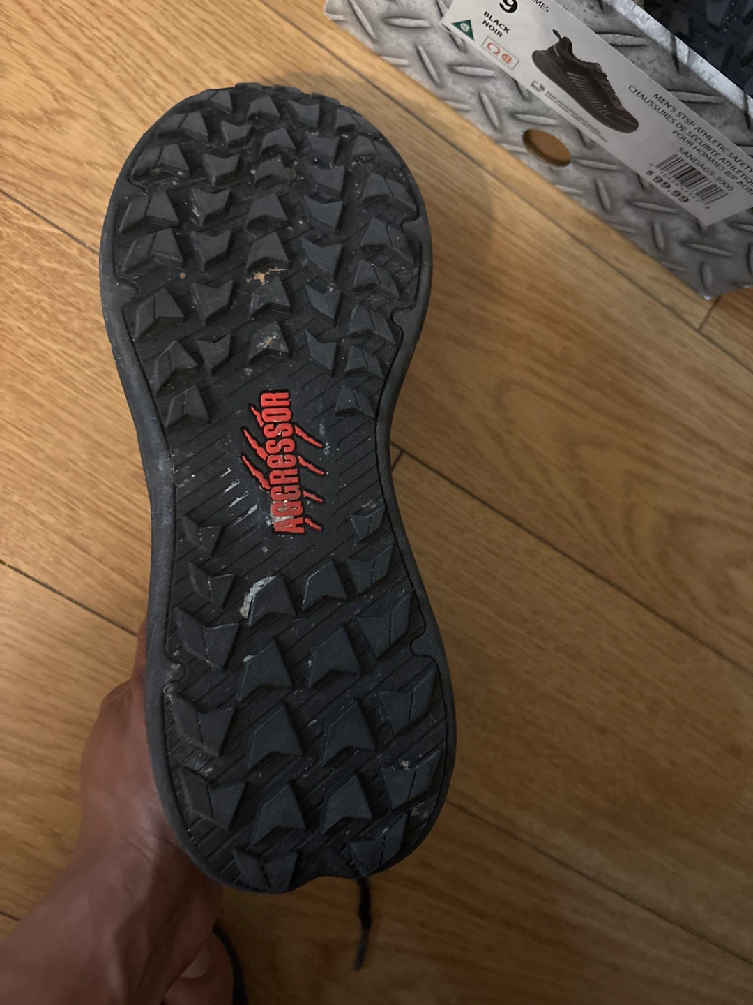 Men's Athletic Safety Shoes Size 9 Black - photo 3
