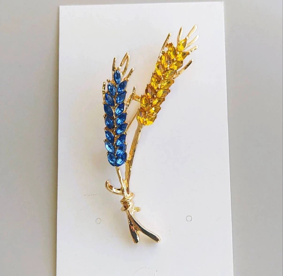 Ukrainian Wheat Sheaf Brooch Pin