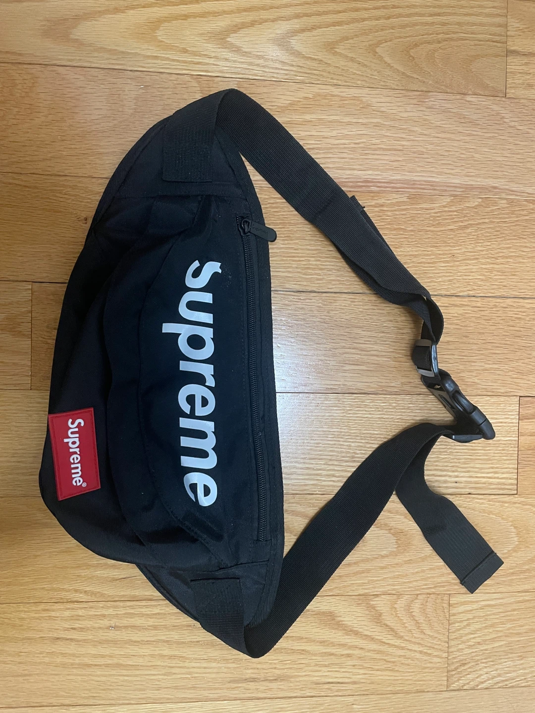 Supreme Black Waist Bag