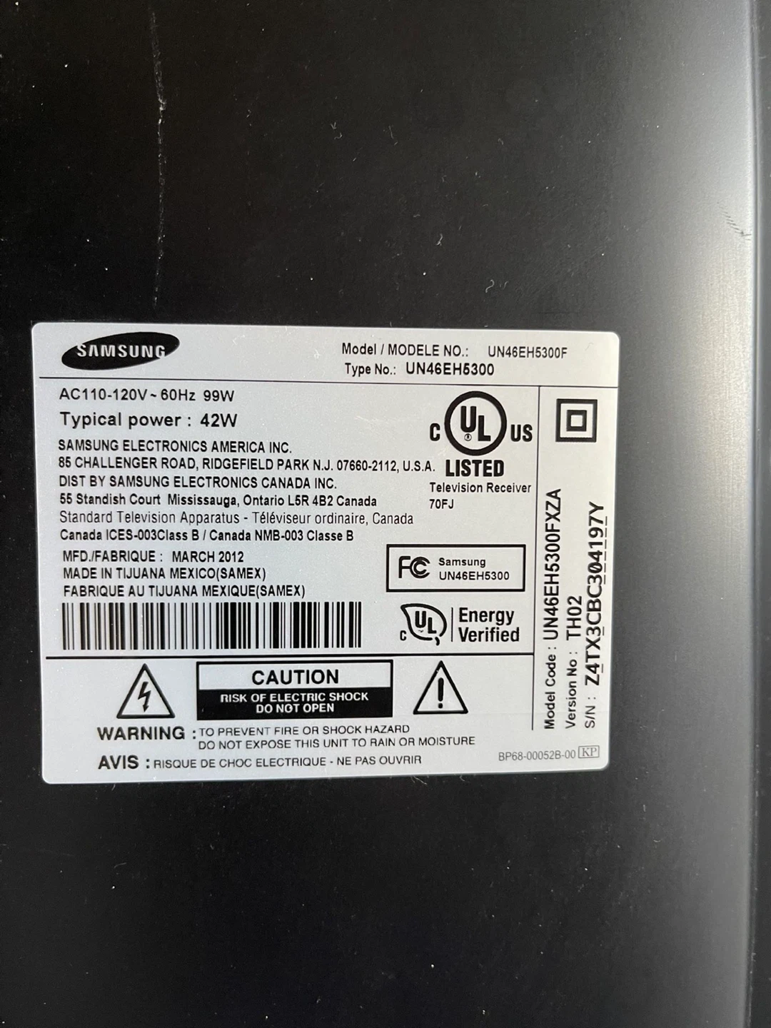 Samsung LED TV (46”) - photo 3
