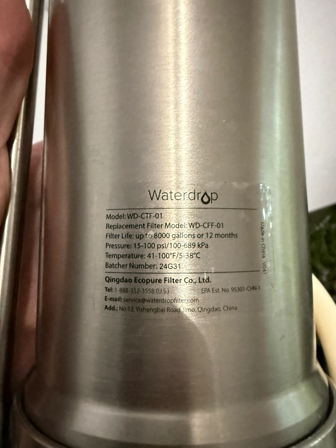 Waterdrop Water Filter - photo 3