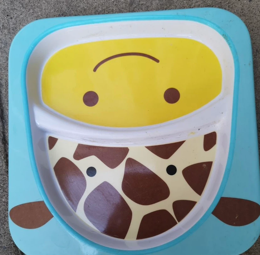 Skip Hop Zoo Divided Plate - Giraffe