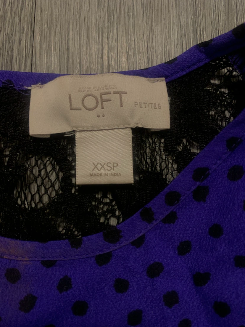Polka Dot Lace Trim Top XXSP - photo 4