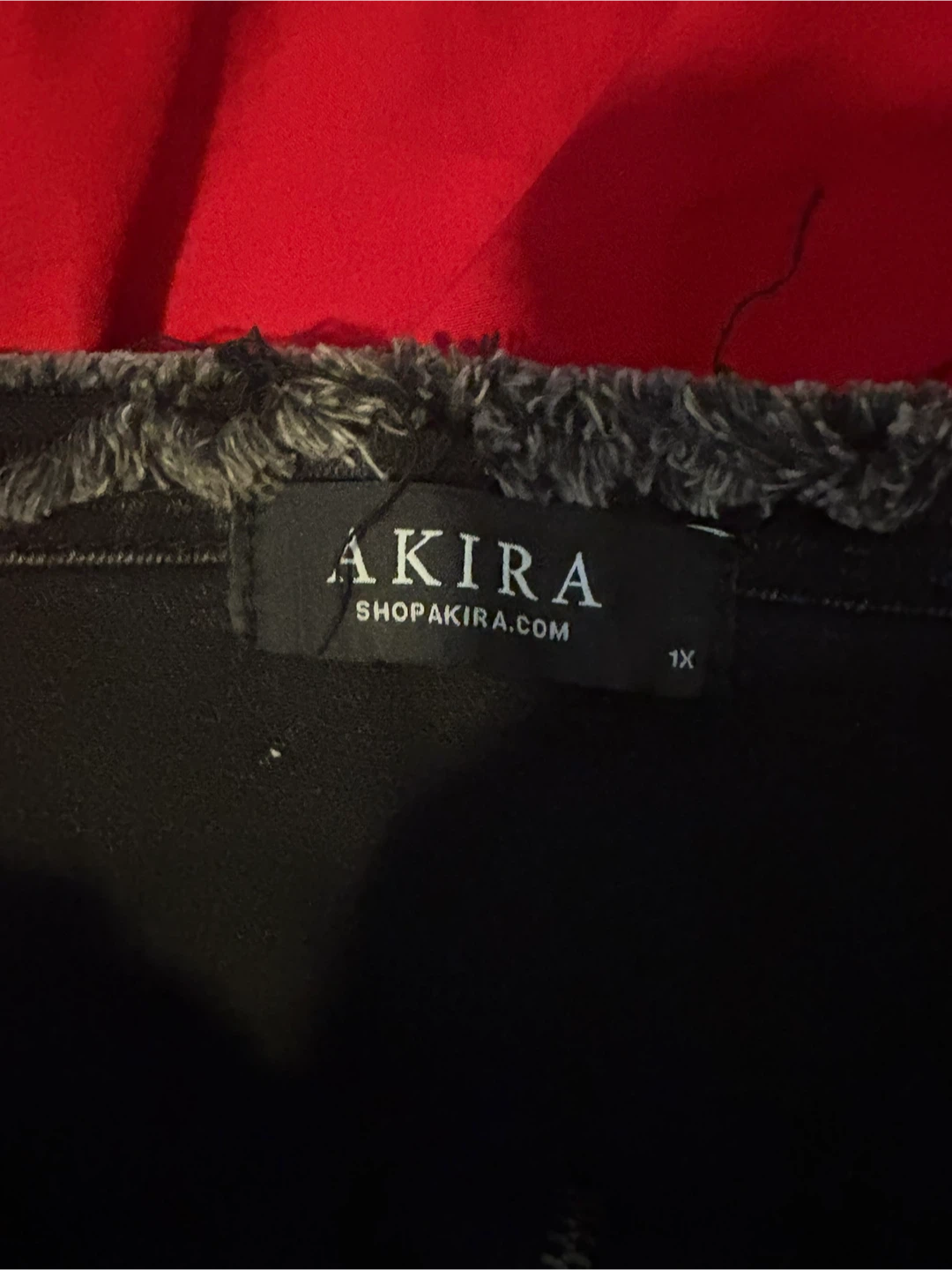 AKIRA Denim Cargo Mini Skirt 1X - photo 2