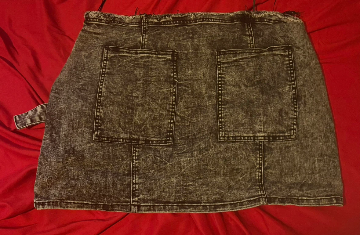 AKIRA Denim Cargo Mini Skirt 1X - photo 5