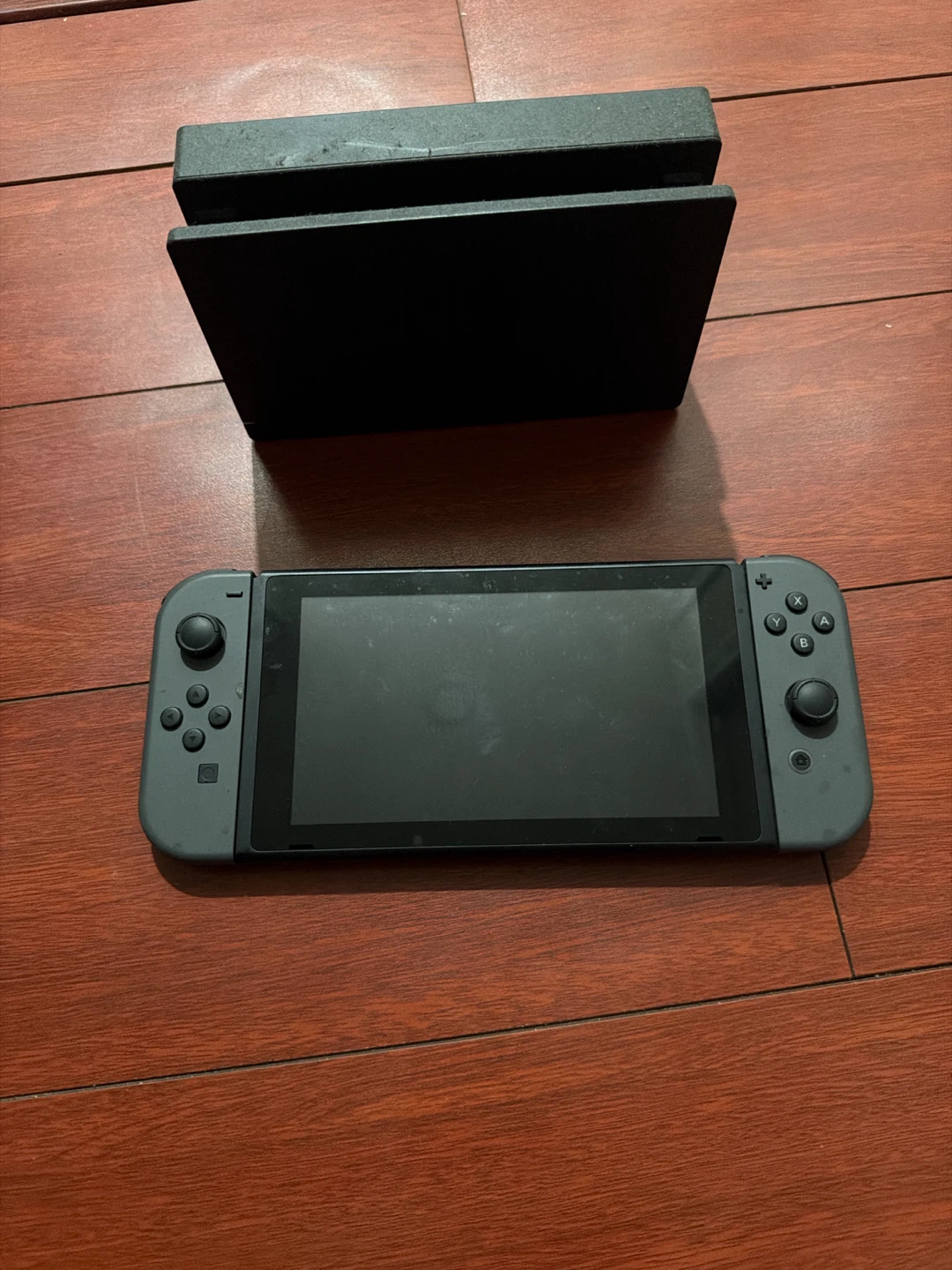 Nintendo Switch console with Grey Joy-Cons and dock - photo 2