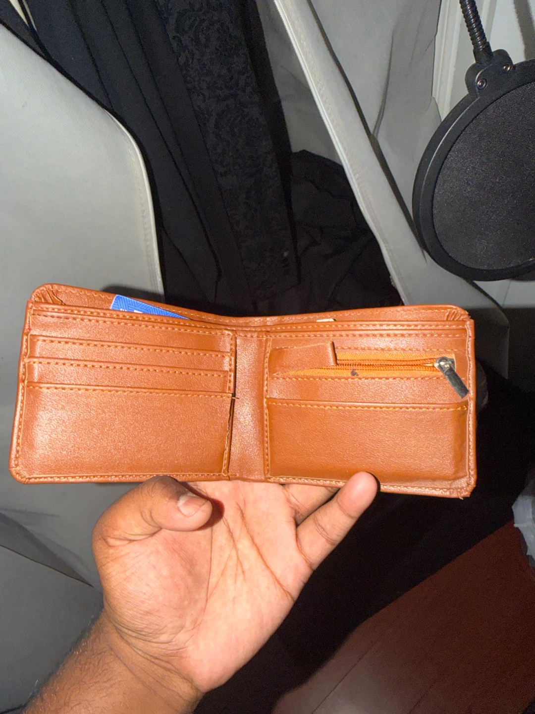 Louis Vuitton brown leather bifold wallet - photo 2