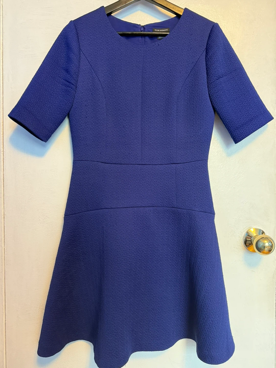 Club Monaco Royal Blue Fit & Flare Dress