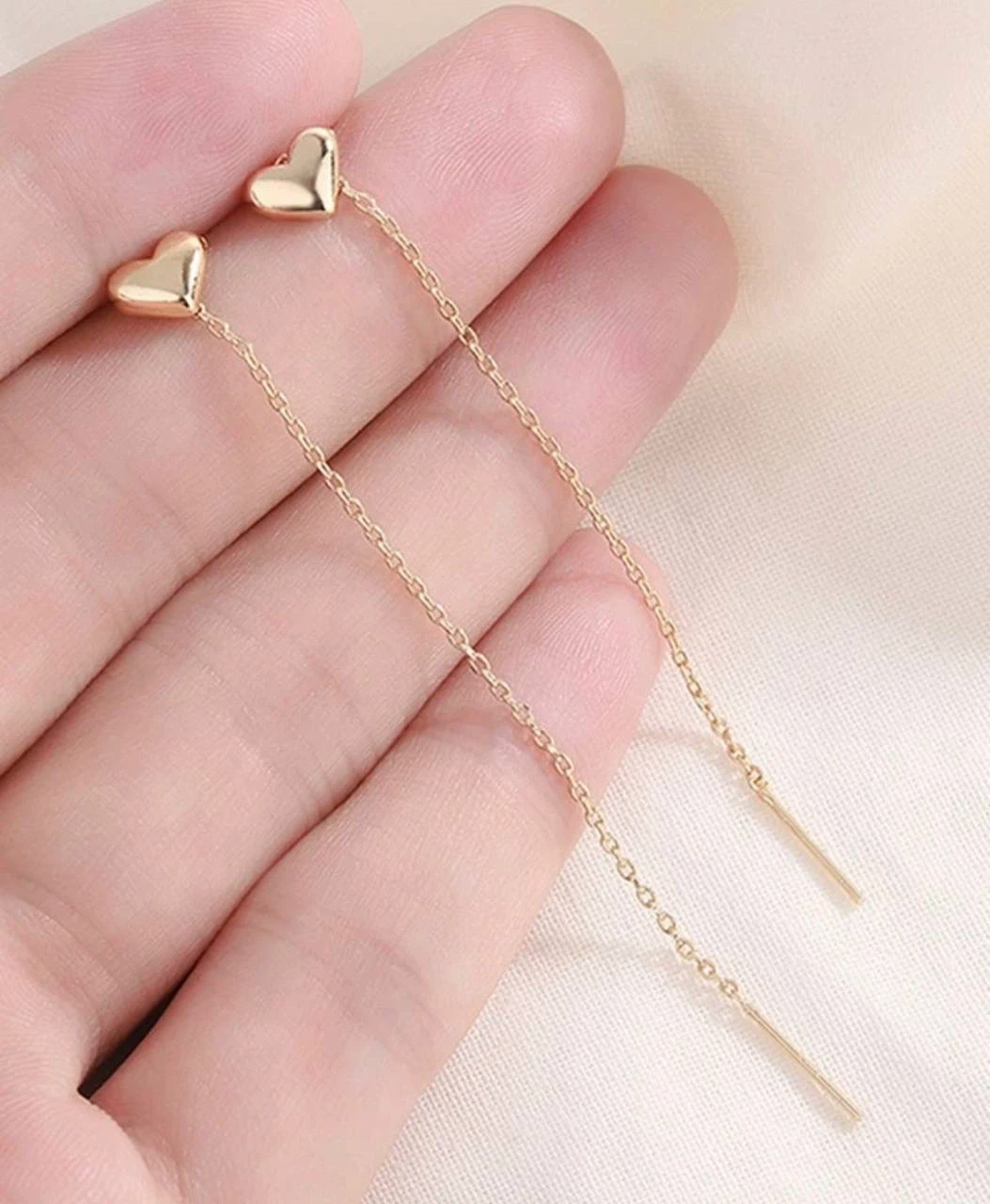 Heart decor earrings - photo 2