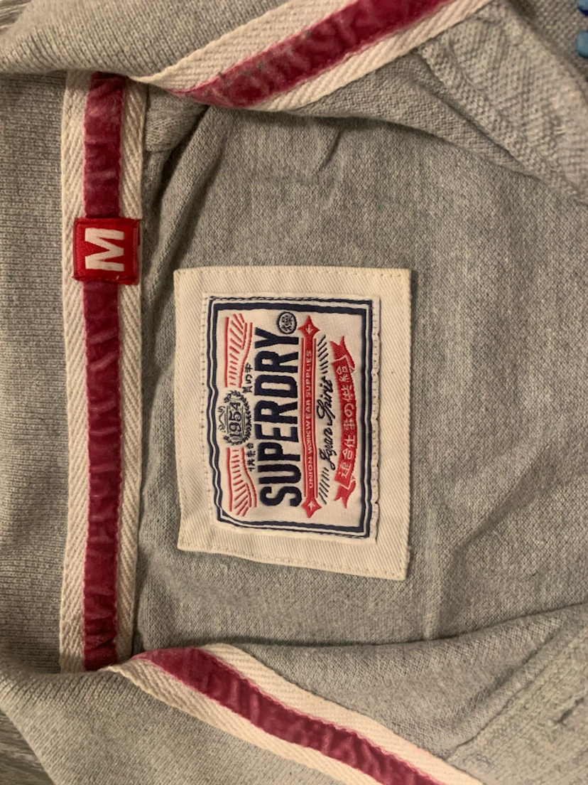Superdry Japan Athletics Polo Shirt - Grey - Size M - photo 3