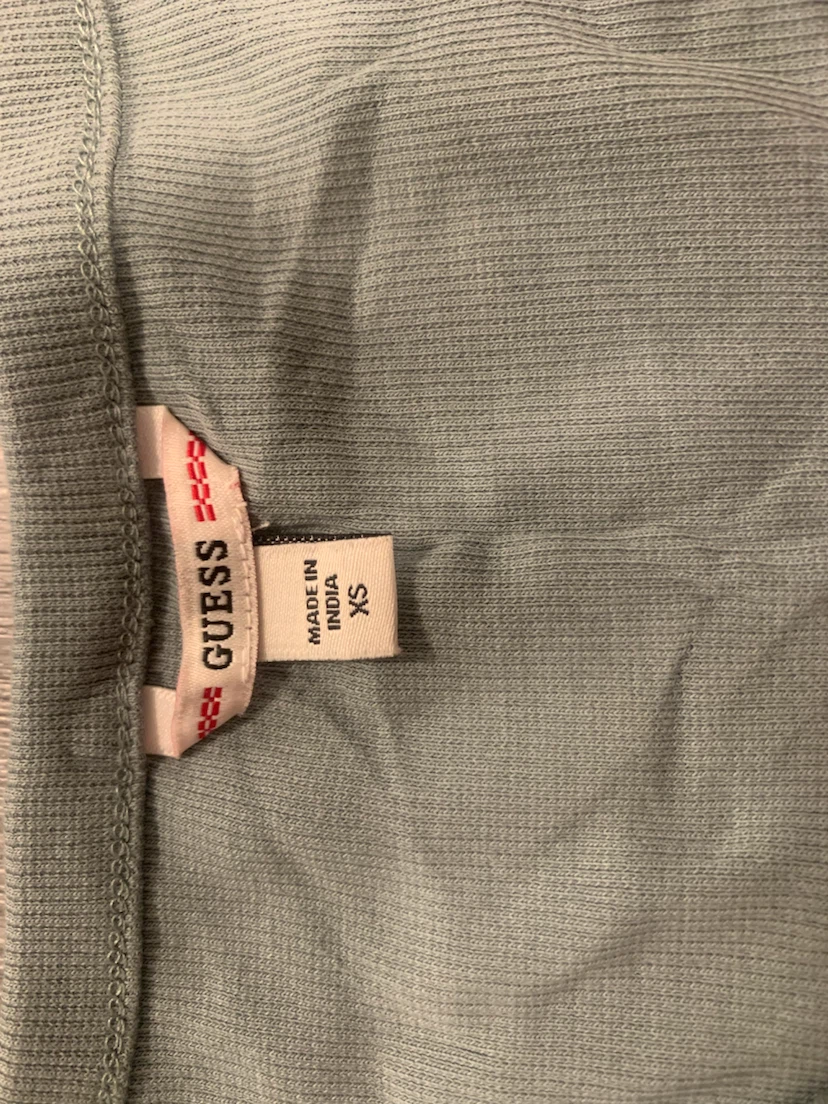 Guess Ribbed Henley T-Shirt - Light Green - XS - photo 4