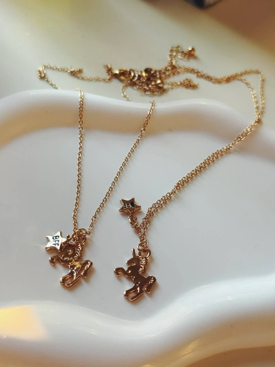 BFF Unicorn Necklace Set (2 Pieces)