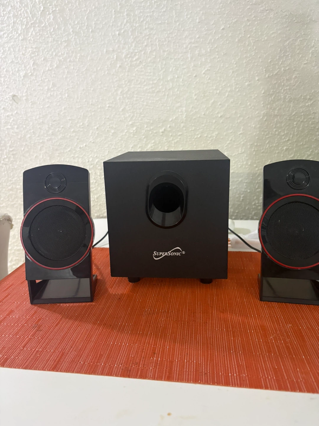 Supersonic 2.1 Channel Home Theater System Speakers