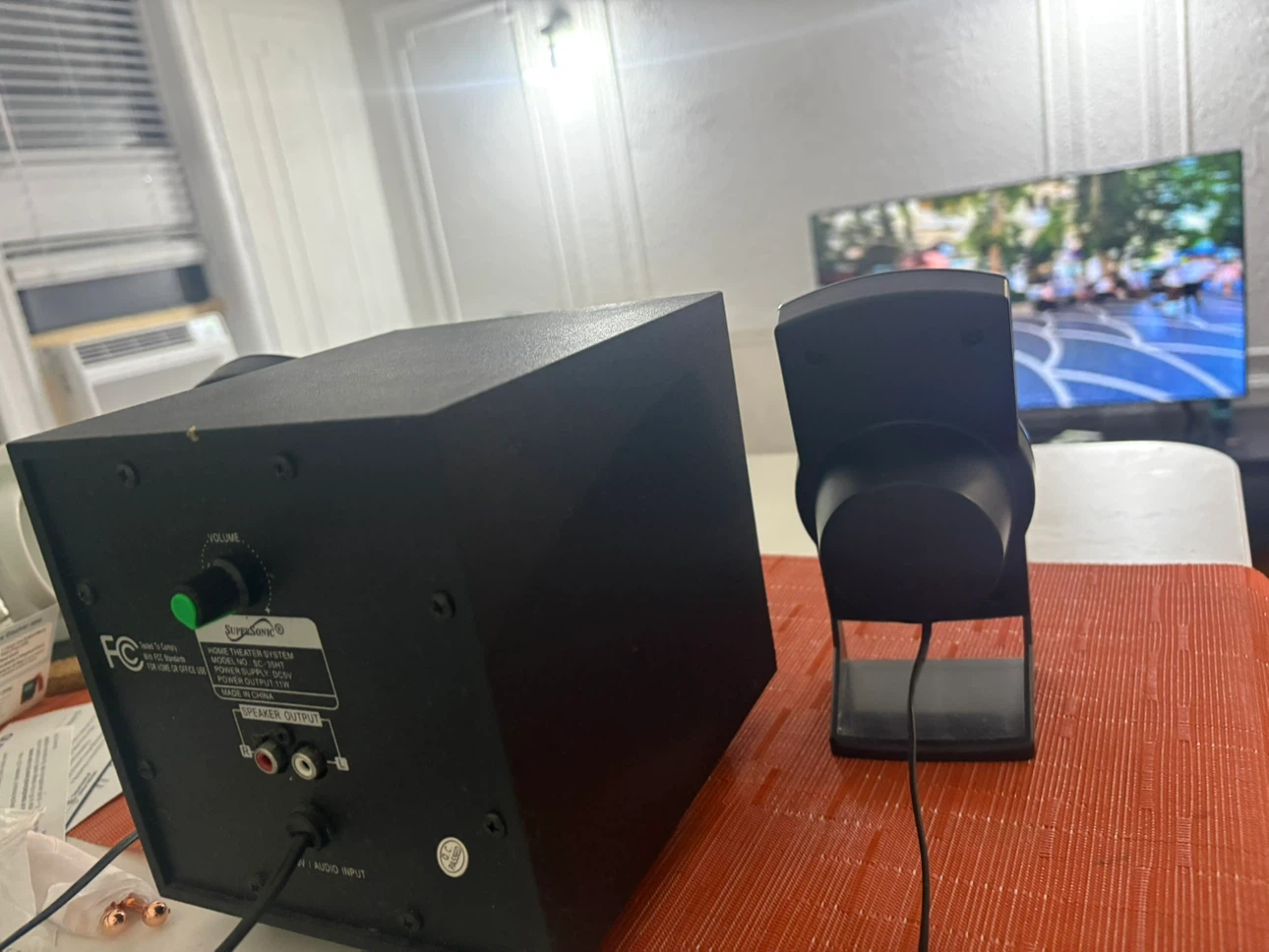 Supersonic 2.1 Channel Home Theater System Speakers - photo 3