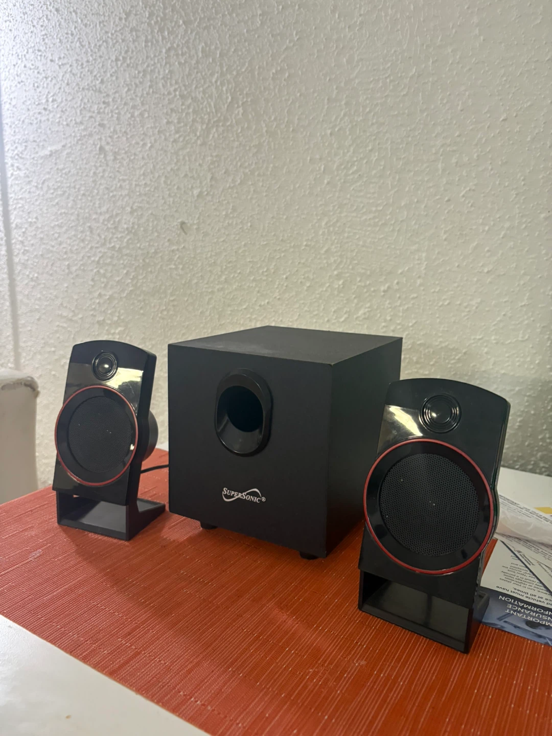 Supersonic 2.1 Channel Home Theater System Speakers - photo 4