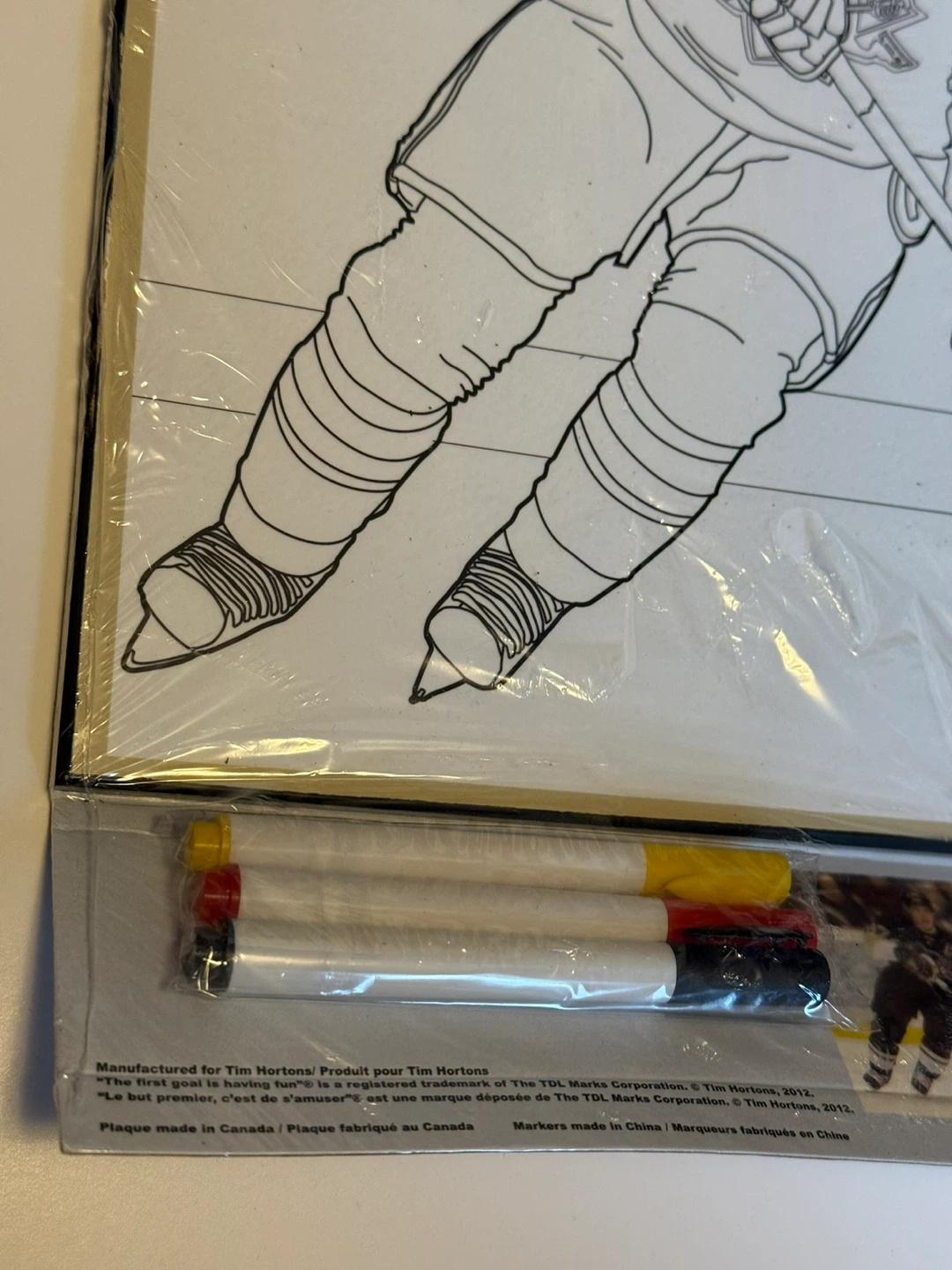 2012 Tim Hortons Sidney Crosby Colouring Plaque - photo 5