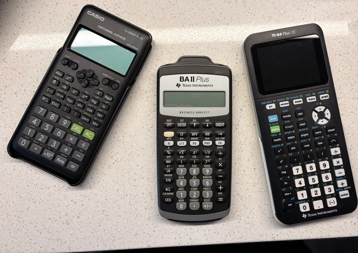 Casio, Texas Instruments Calculators