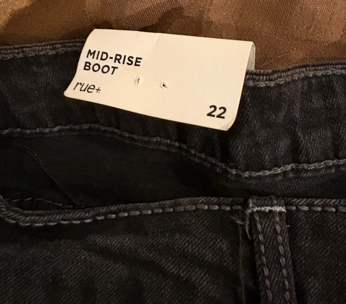 Rue+ Mid-Rise Boot Jeans Size 22 - photo 2