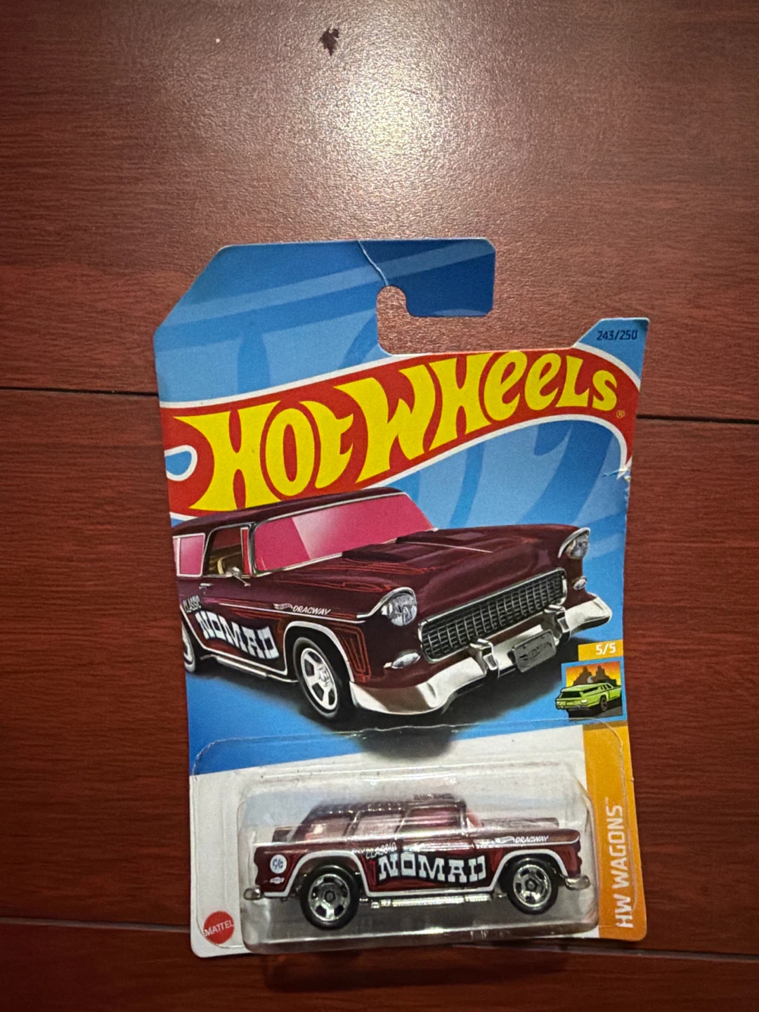 Hot Wheels Classic '55 Nomad Maroon - photo 2