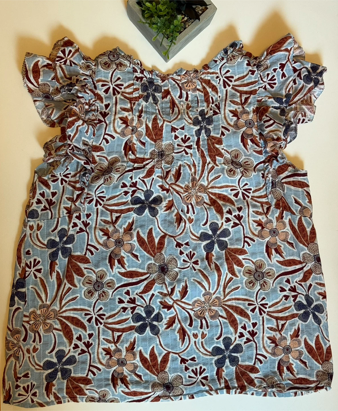 Floral Ruffle Top - photo 3