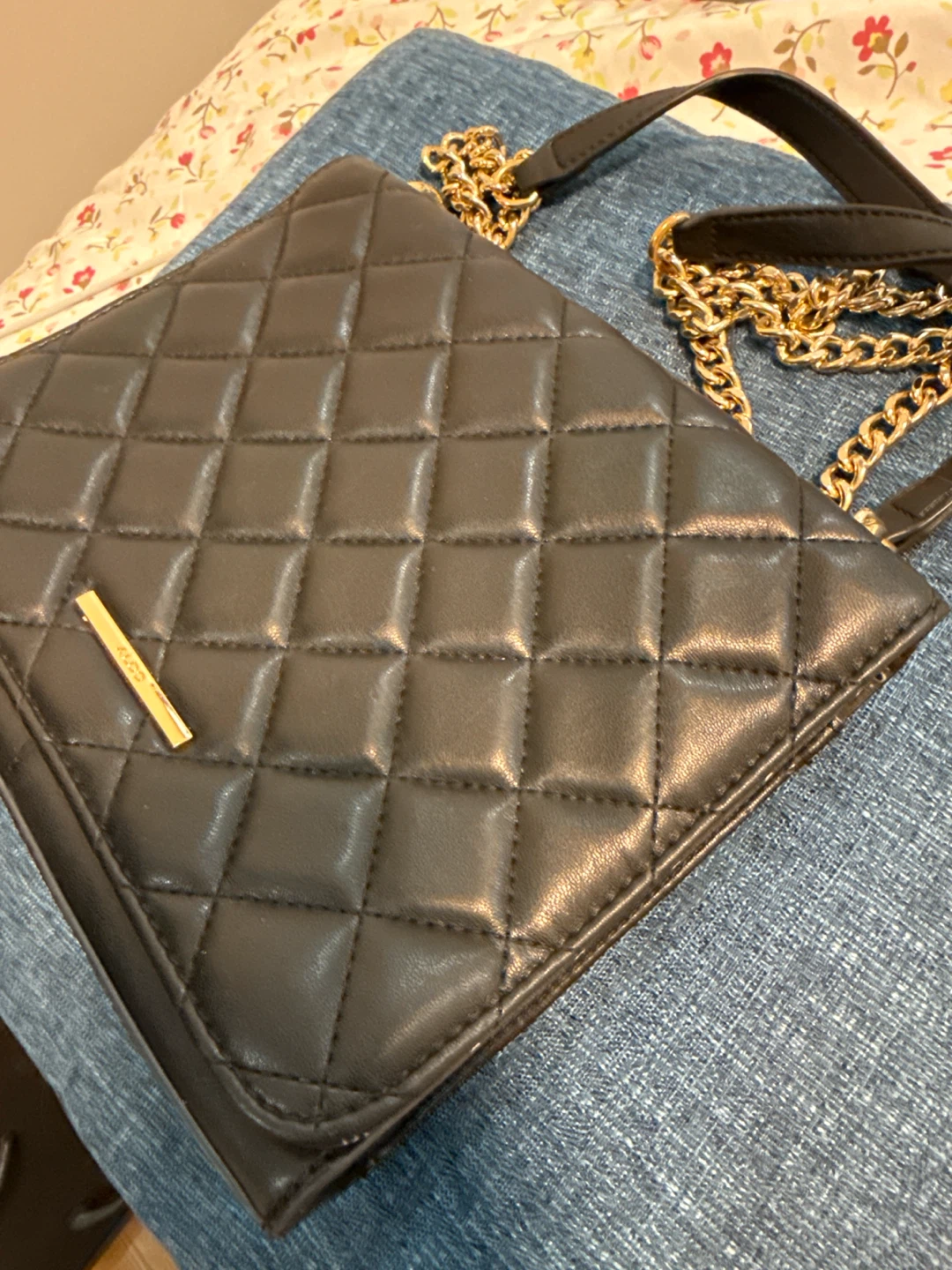 ALDO Black Quilted Crossbody Bag - photo 2