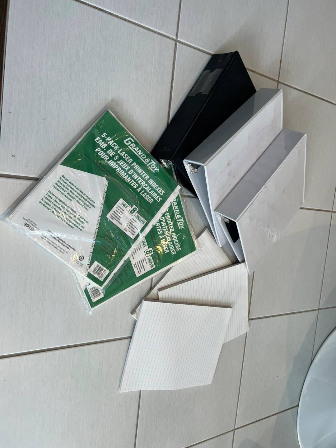 3 Binders and 5-Pack Index Card Sheets - photo 2