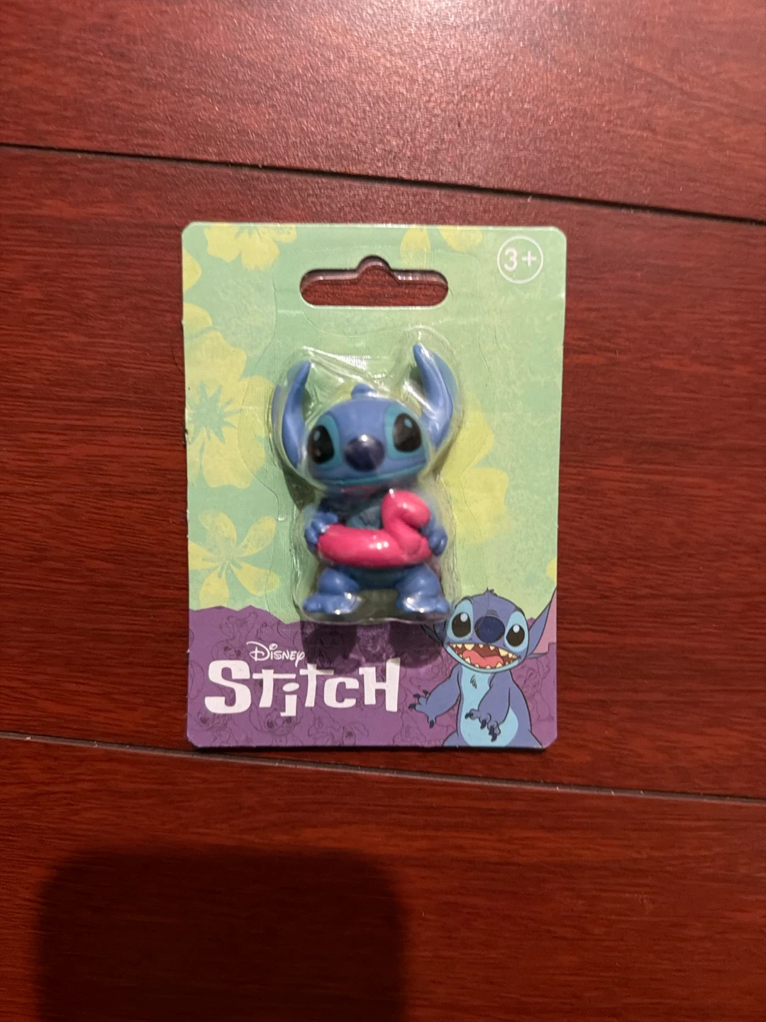 Disney Stitch Mini Figure with Flamingo Float
