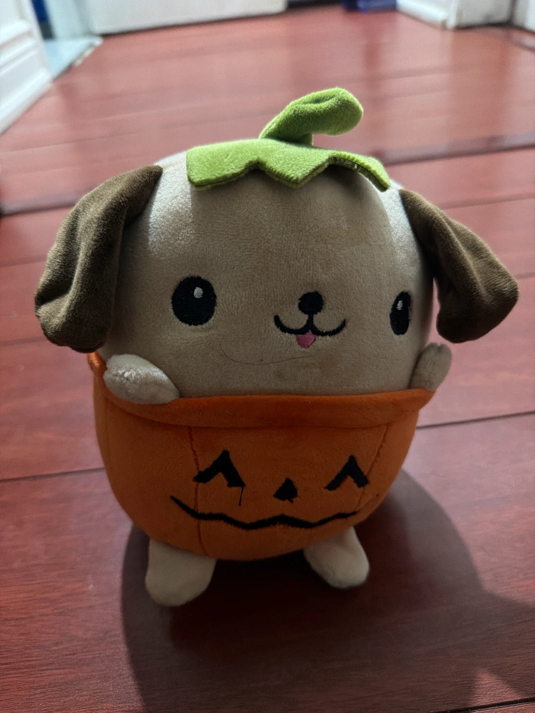 Halloween Dog in Pumpkin Plush