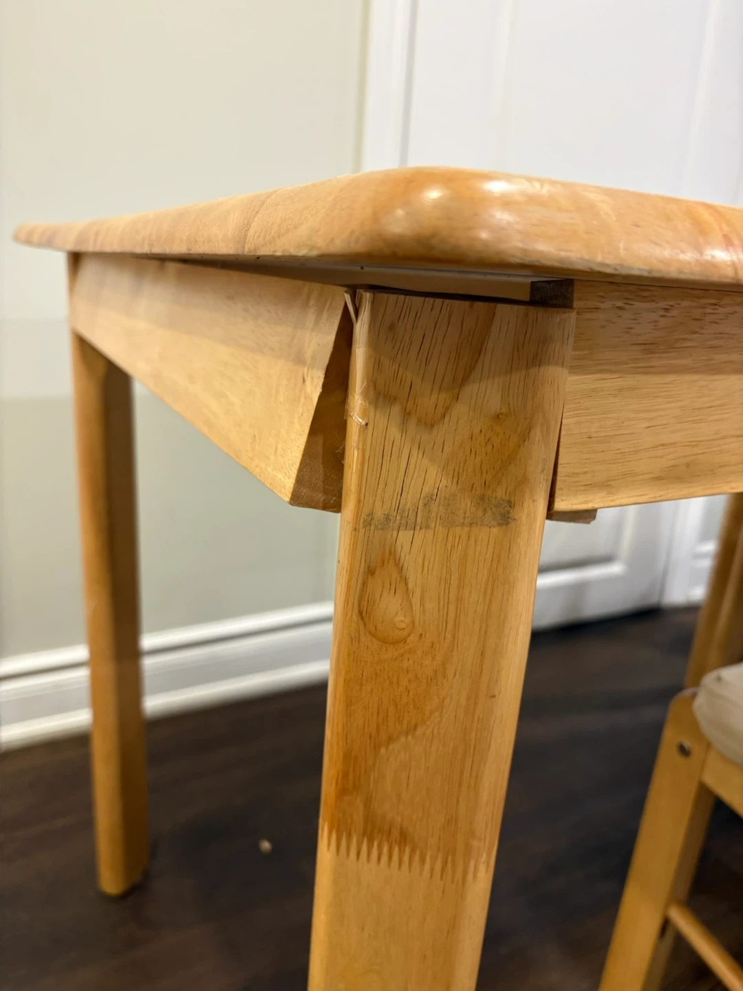 Wooden Dining Table and Chairs Set - photo 4