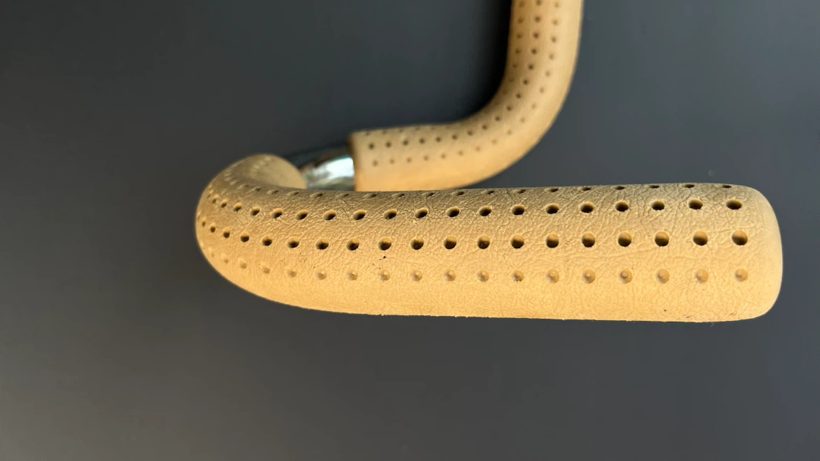 Bicycle Handlebars with Perforated Tan Grips - photo 4