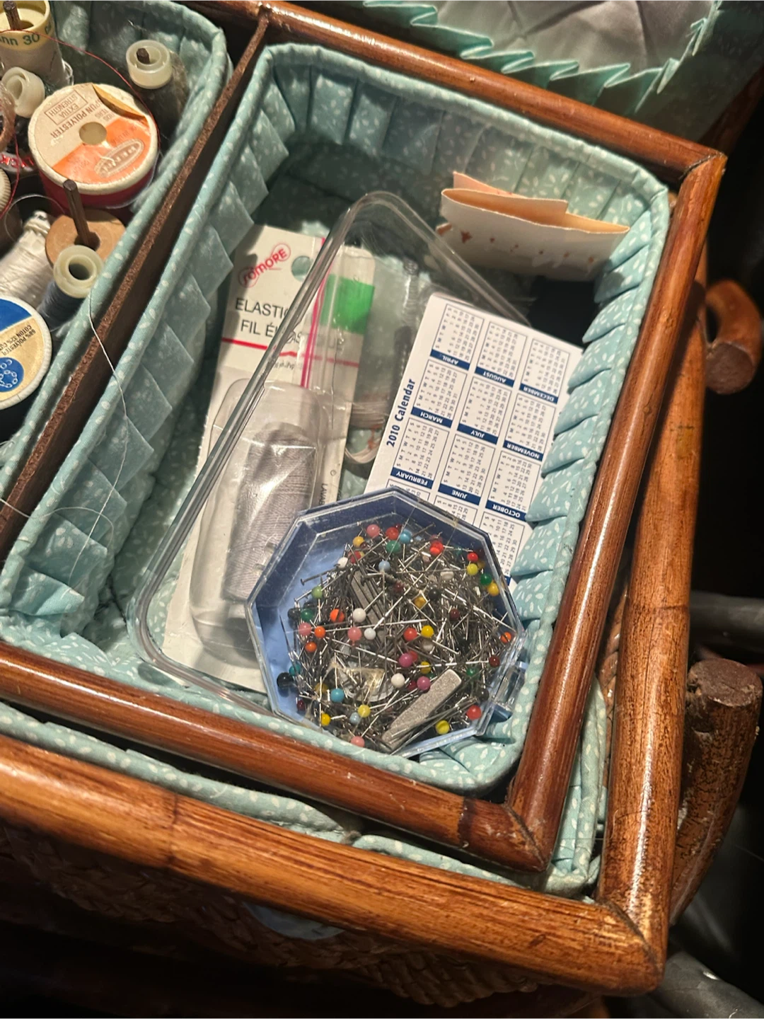 Large funky loaded sewing box - photo 3