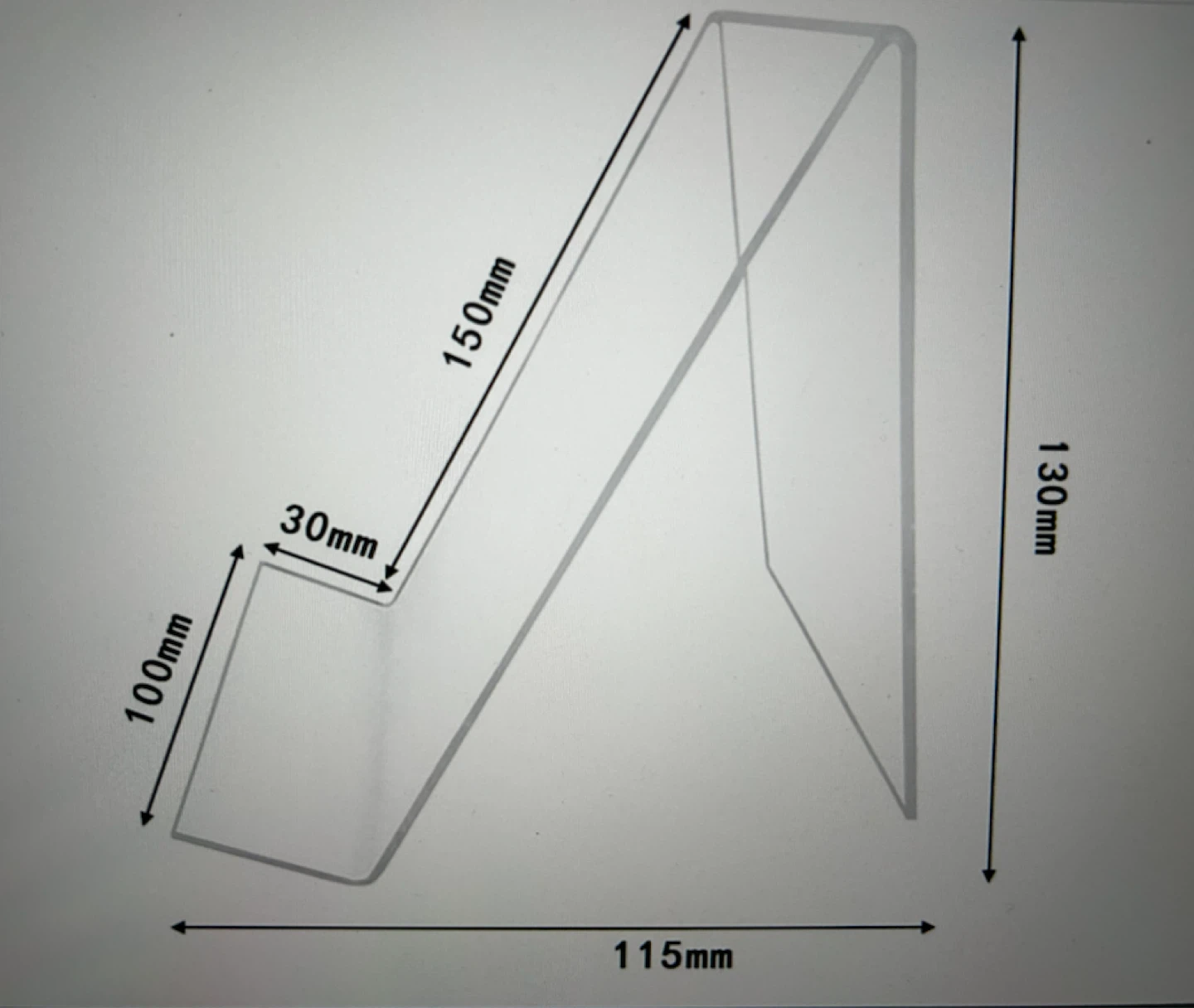 5 Acrylic Display Stands for Books/Tablets - photo 4