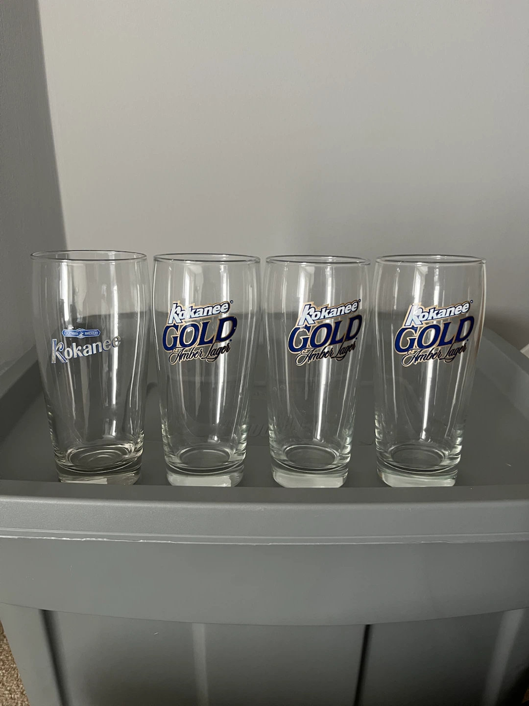 Kokanee and Kokanee Gold Glasses