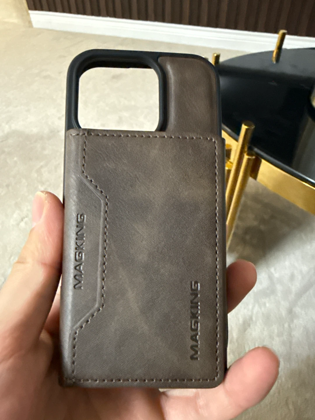 MagKing Leather Wallet Phone Case 16 pro