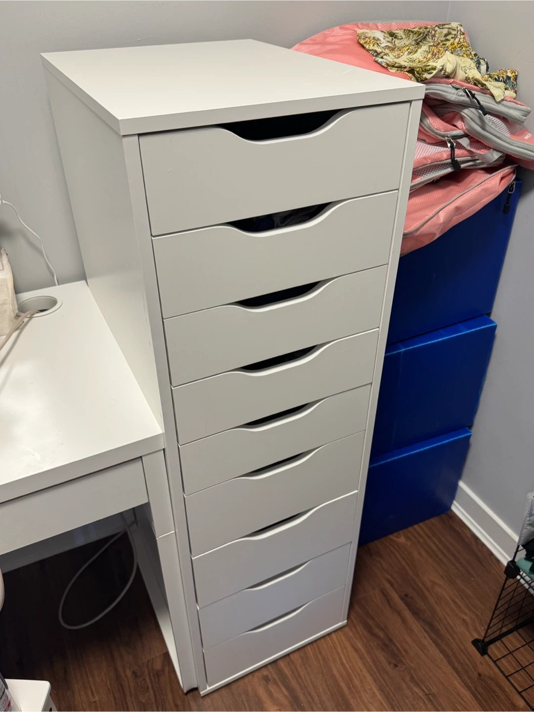 White Alex Drawer Unit