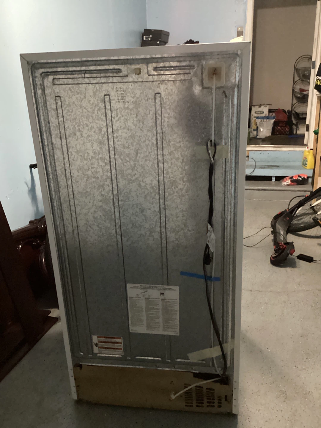 White Side-by-Side Refrigerator with Water Dispenser - photo 5
