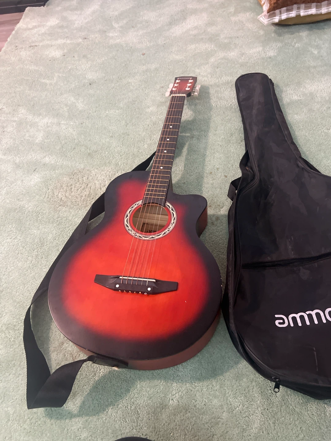 Amoon Acoustic Guitar with Gig Bag