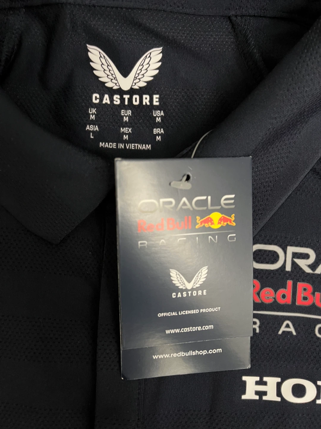 Castore Oracle Red Bull Racing Polo Shirt - Medium
