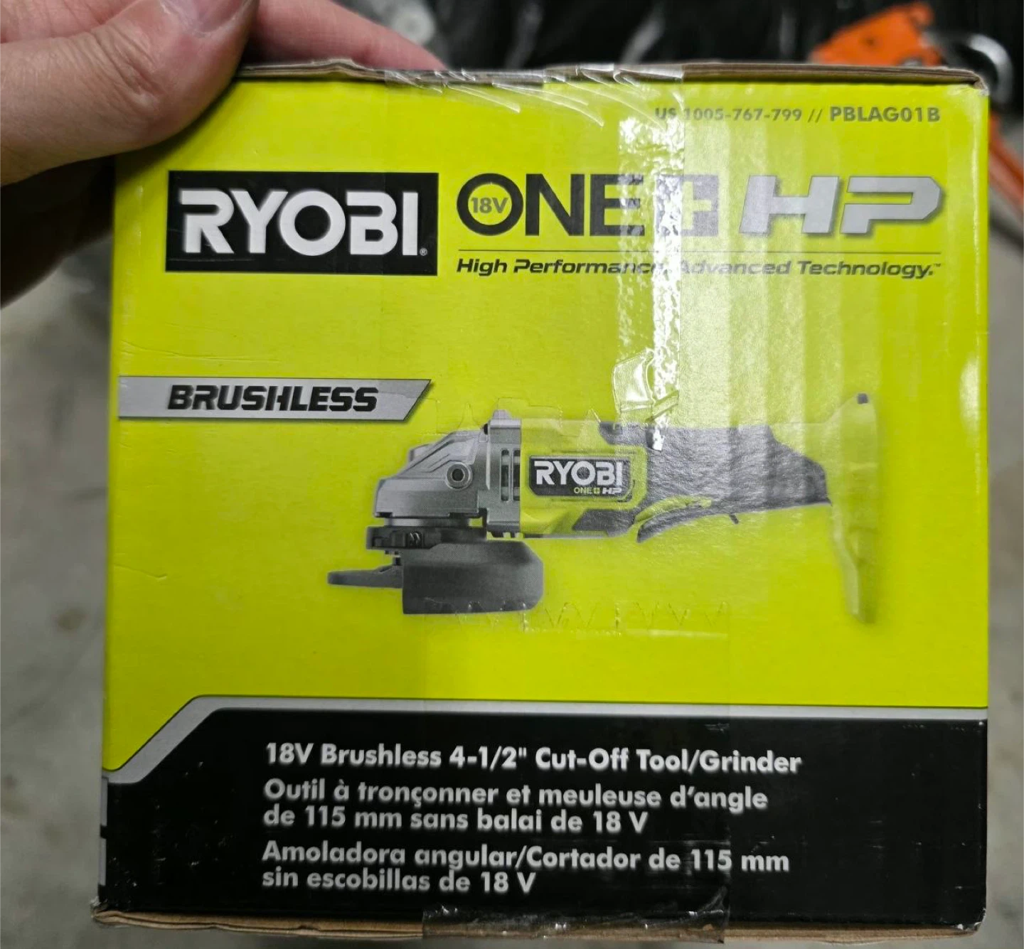 Ryobi ONE+ HP 18V Brushless 4-1/2" Angle Grinder/Cut-Off Tool - photo 2