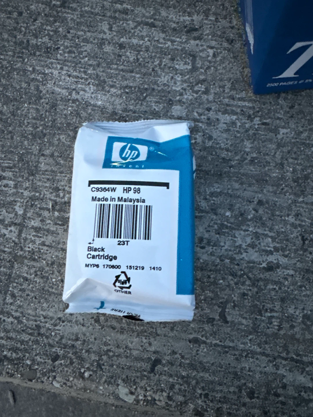 HP 98 Black Ink Cartridge C9364W