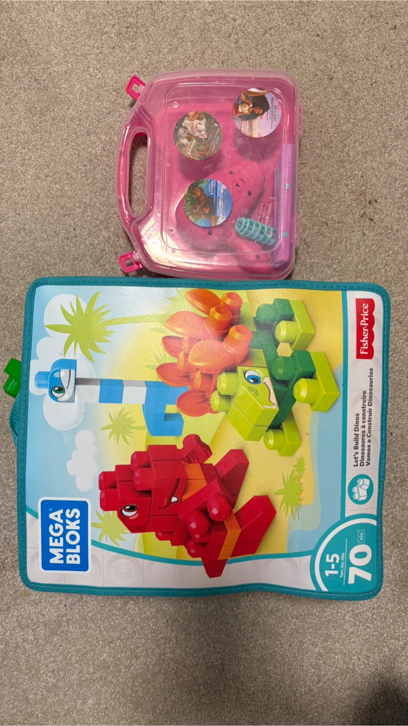 Mega Bloks Let's Build Dinosaurs Building Toy Set